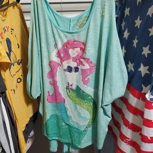 Ariel Cold Shoulder Loose T-Shirt